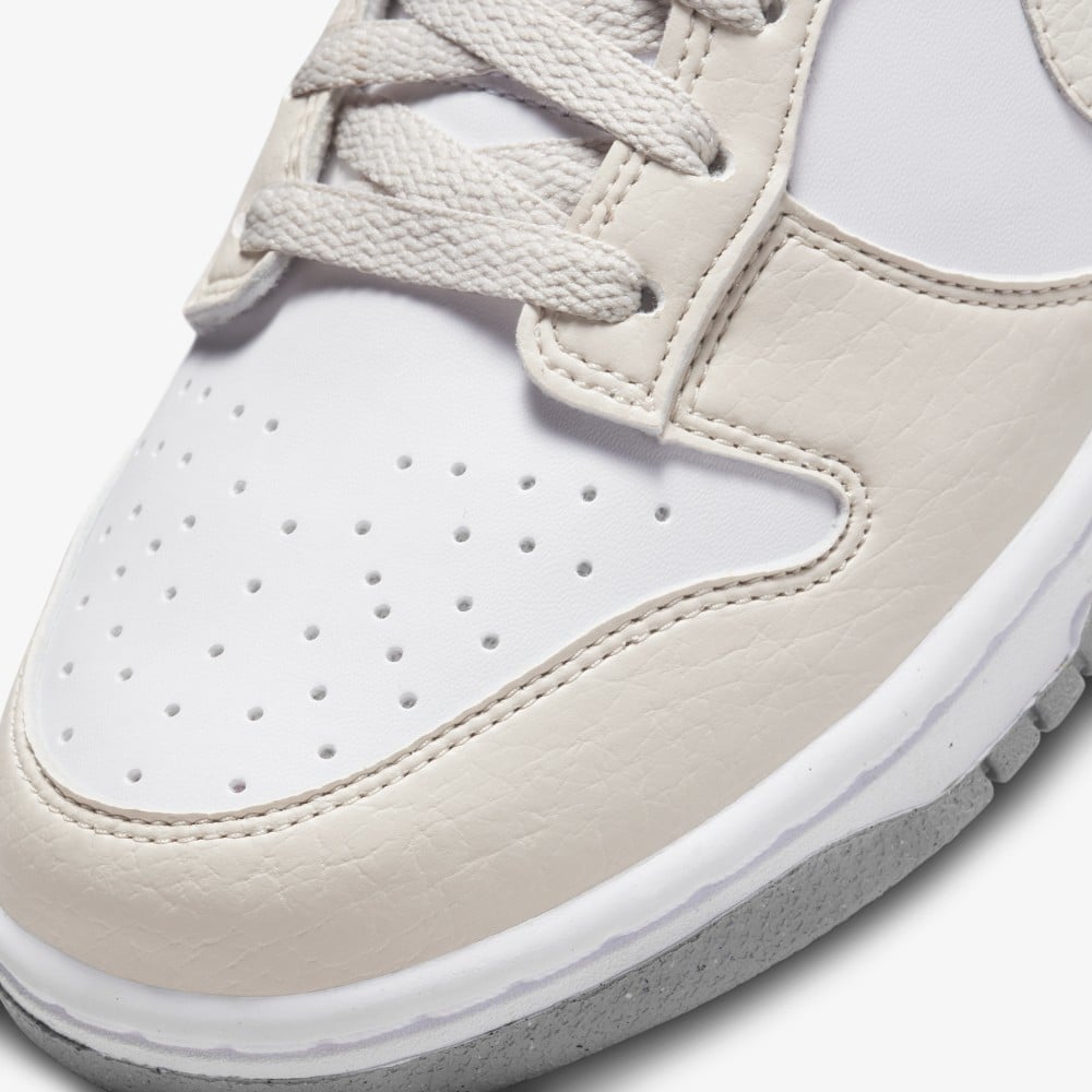 nike dunk low next nature white cream